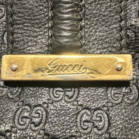 Guccisima Nero Leather Hobo Bag - Picture 12 of 16